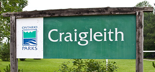 Craigleith Provincial Park Sign
