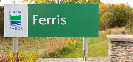 Ferris Provincial Park Sign