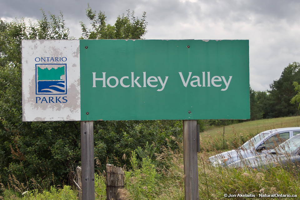 Hockley Valley Provincial Park Sign